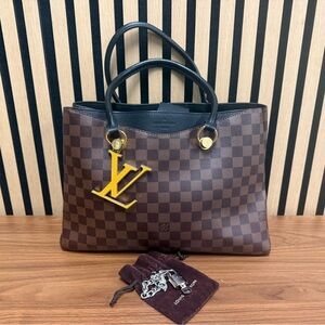 Louis Vuitton Dark Brown Checkered Tote